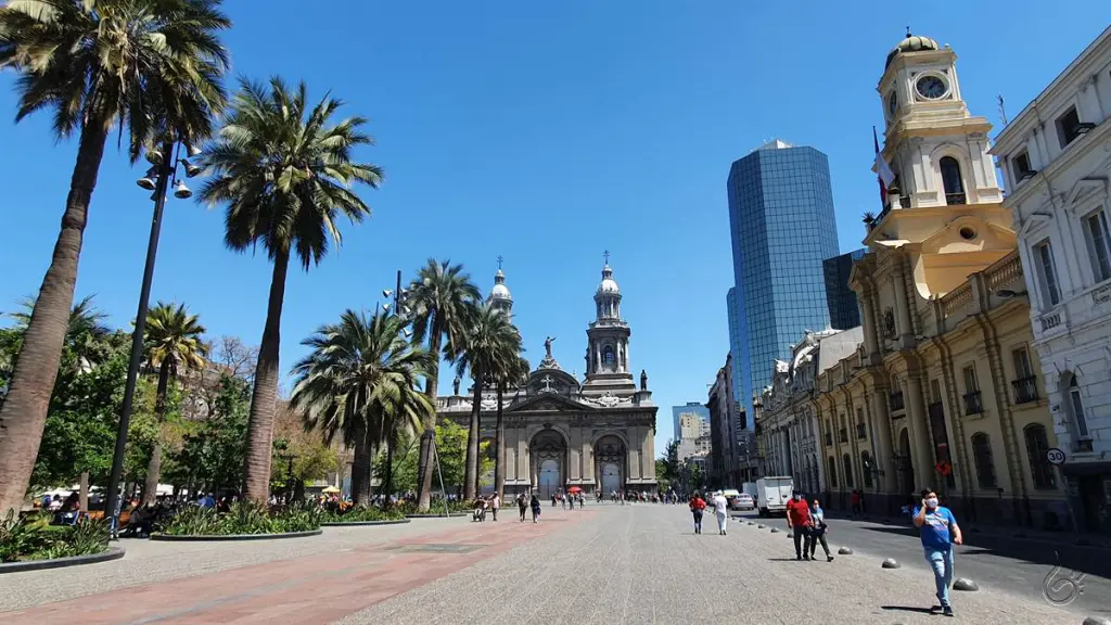 um dos pontos turísticos em santiago