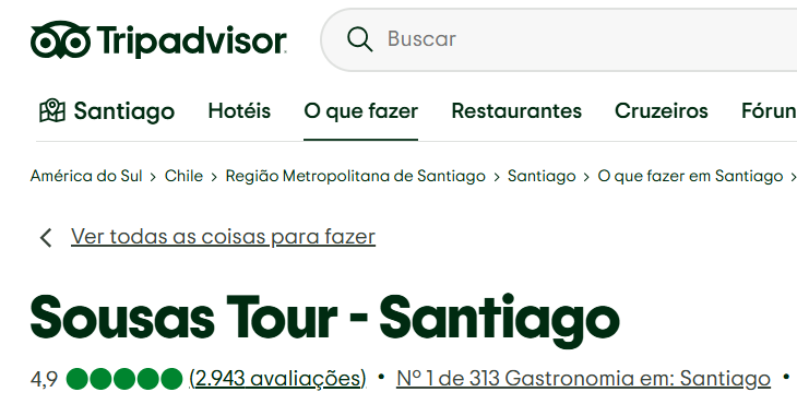 Sousas Tour é confiável? Review completa da agência em Santiago 2 Sousas Tour é confiável?
