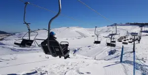 Pista de ski em Farellones
