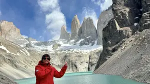 Trekking para a base torres del paine no chile